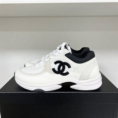 chanel runner men|chanel trainers black and white.